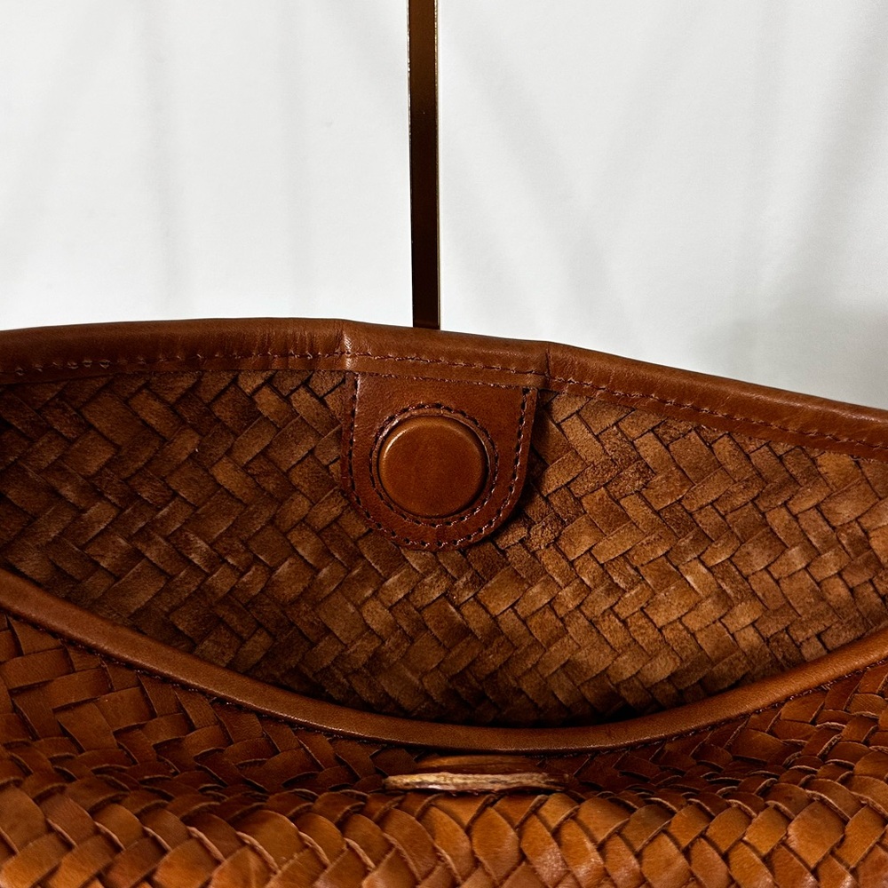 Madewell handwoven shoulder bag - caramel leather - Picture 5 of 8